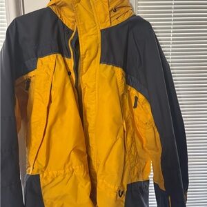 Columbia Two-Tone Yellow and Gray Jacket